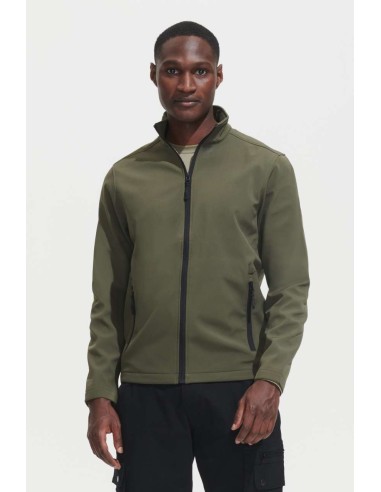 S-01195-Mens Softshell Zip Jacket Race